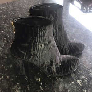 Stella McCartney velvet ankle boots